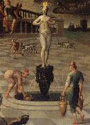 Antoine Caron Details of Caesar Augustus and the Tiburtine Sybil oil painting on canvas